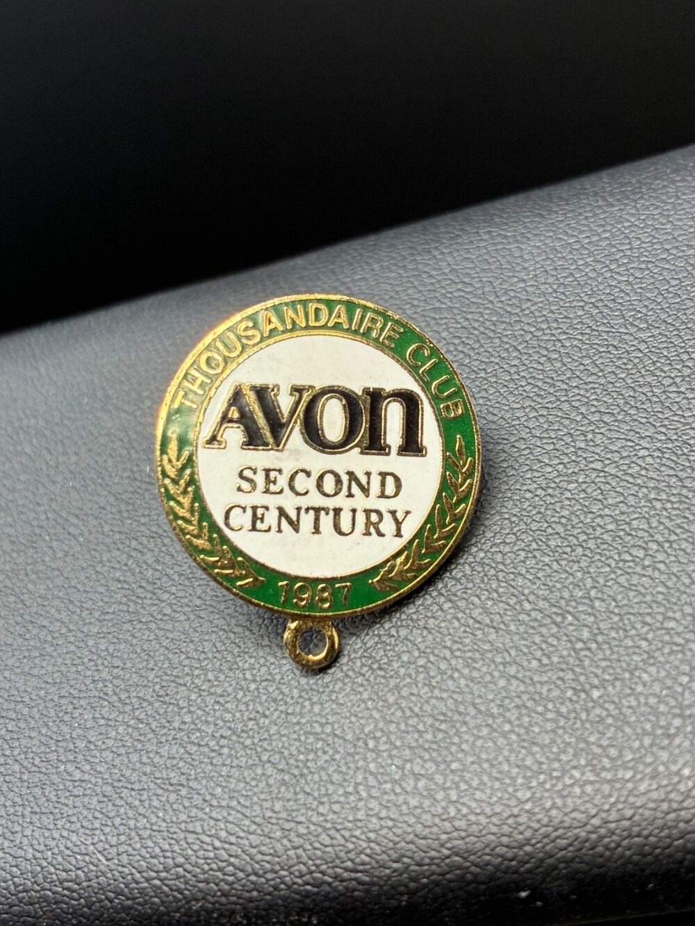 Vintage Avon Second Century 1987 Thousandaire Club Enamel Pin Charm